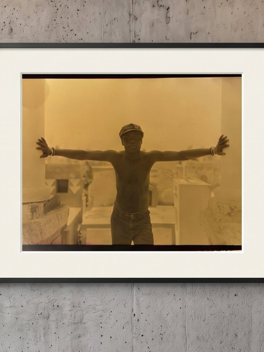 Janine Gordon Photograph 20x24" C-print Edition Signed Haiti Graves Portrait